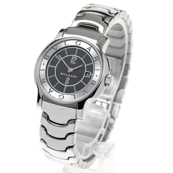 BVLGARI Solo tempo ST29S Date Black Dial Quartz Ladies Watch_868174 main image 4